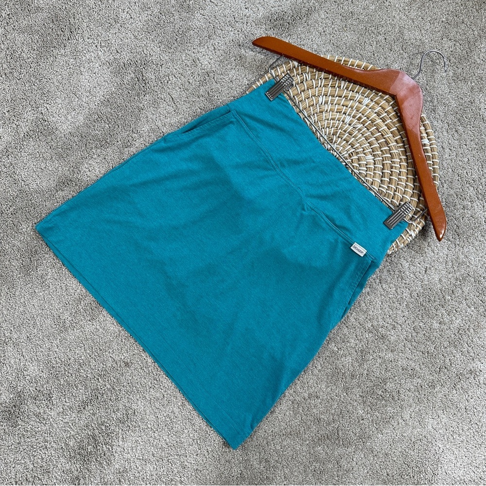 Skhoop Women’s Gerd Skort Skirt Pull On Outdoor in Aquamarine XS